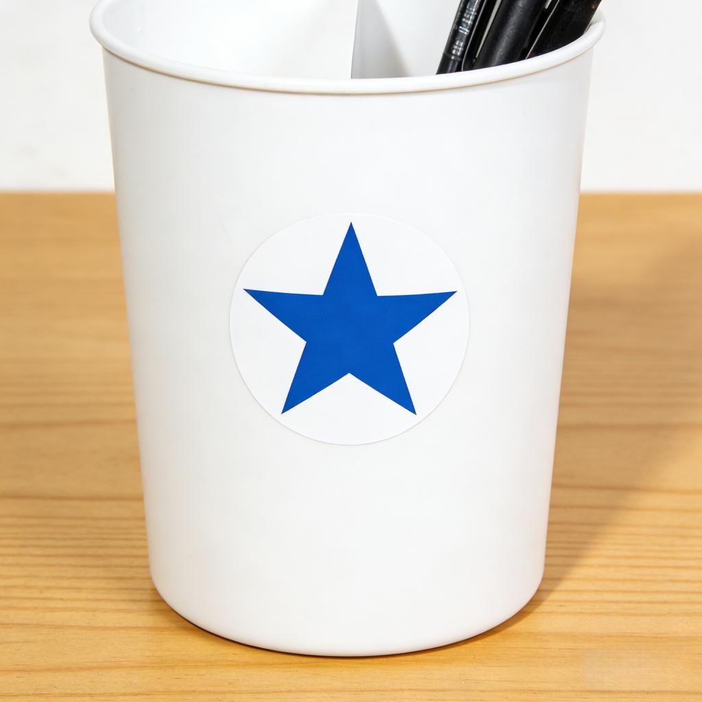 7cm & 8cm Custom Round Stickers - Self-Adhesive Waterproof Durable Logo Label for Cup Bottle Book DIY Business Branding