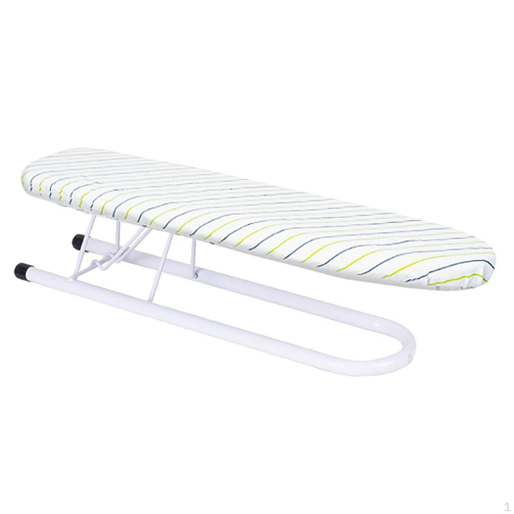 Foldable Ironing Board Portable Compact Stable Tabletop Space Saving