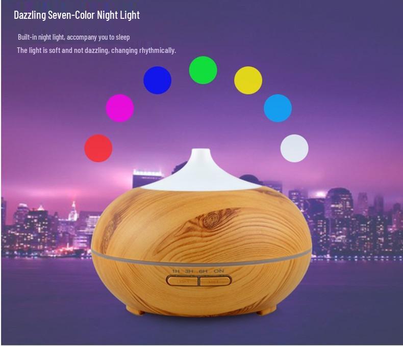 Wood Grain Essential Oil Aroma Diffuser & Humidifier for Hotels