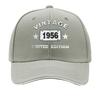Vintage 1956 Retro Art Hip Hop Hat Fashion Outdoor Sports Sandwich Baseball Cap
