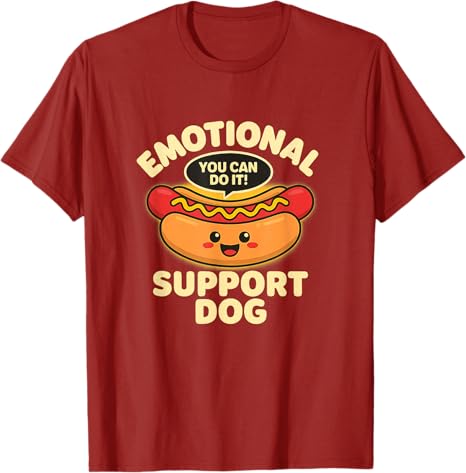 Эмоциональная поддержка Хот-доги Забавные Кавайные Хот-доги Дизайн Футболка Y2k Милый Хот-дог Графический Наряд Женская Мода Фуди Футболка Топы S