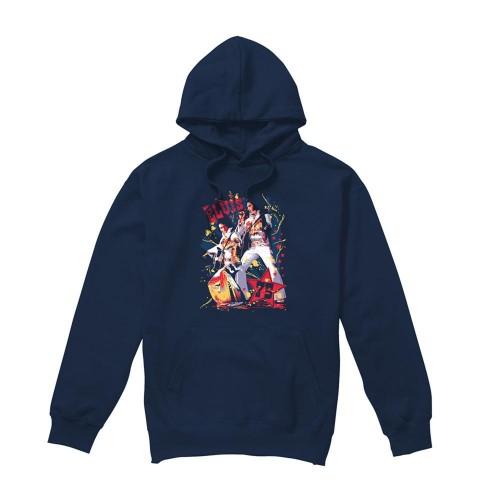 Elvis Presley Unisex Erwachsenen Adler Elvis Hoodie