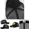 Bass Embroidered Duck Tongue Cap Fishing Embroidered Mesh Baseball Cap Embroidered Curved Brim Cap Summer Sunshade Mesh Cap