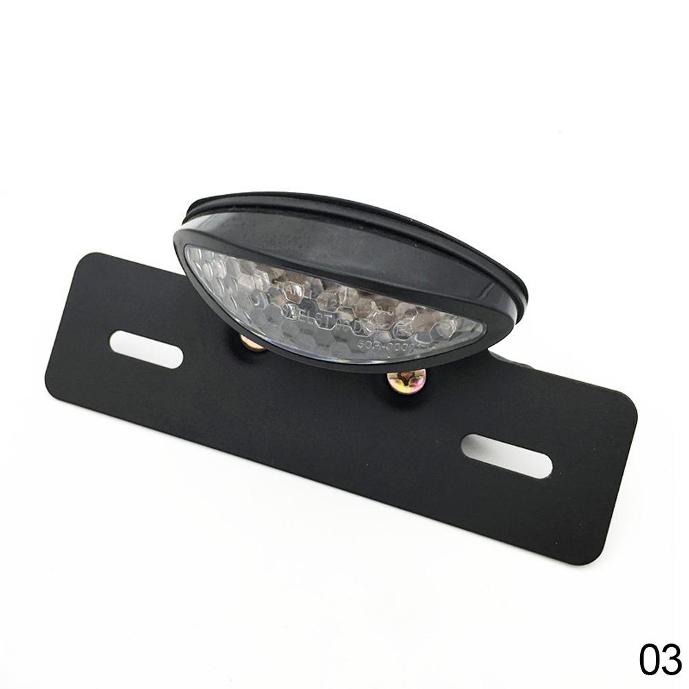 Motorcycle LED Rear Brake Tail Light Stop License Plate Lights for Truck ATV Trailer Cafe Racer for Honda Kawasaki Yamaha Harley