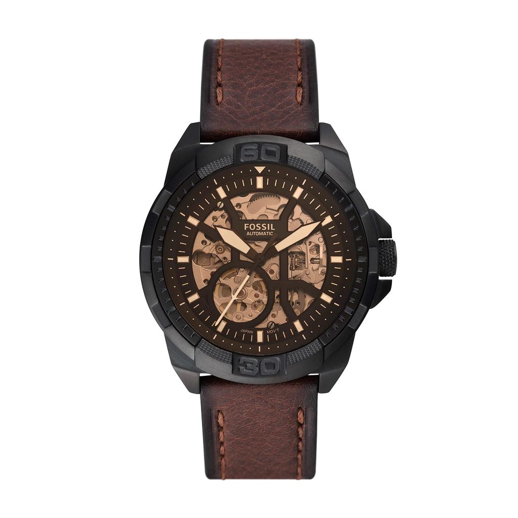 BRONSON Automatic Brown Leather Watch