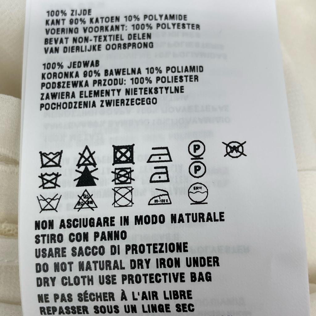 MIUMIU White MK1627 Lace Blouse tops 36 whiteUsed