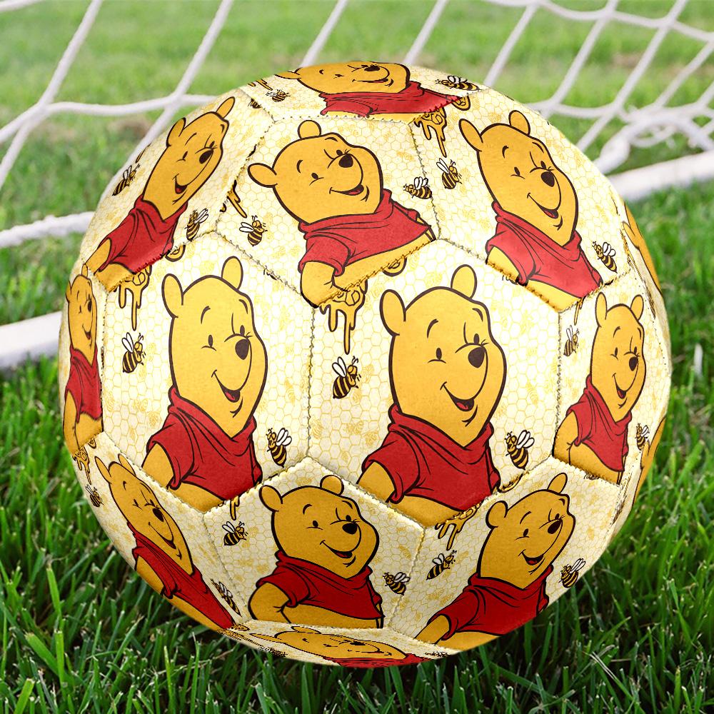 1PC Cartoon Creamy Butter Bear Size 5 Soccer Balls, High-Quality, Anti-Slip, Protective Football, a Unique Gift Suitable for Birthdays, Christmas