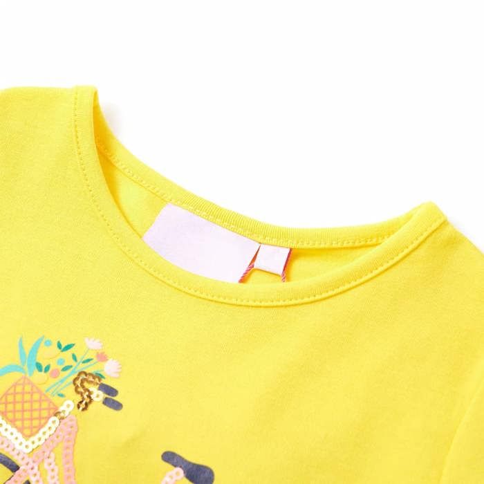 T-shirt pour enfants jaune 92/104/116/128/140