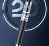 MG AGPK3508 Black 0.7mm Click-Action Bullet Tip Pen for Students and Office Use