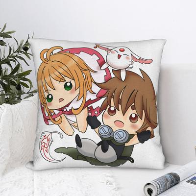 Tsubasa Sakura Syaoran Pillow Case  Graphic Pillow Cover Funny Pillowcases For Office Car Home Decor