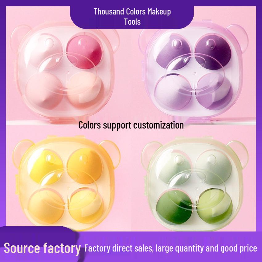 

Bear Boxed Wet & Dry Dual-Use Makeup Sponge Puff Beauty Egg