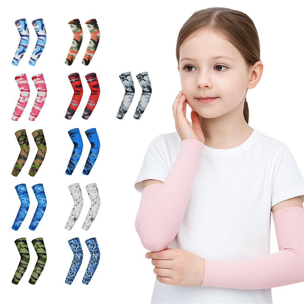 Children's Outdoor Sports Sleeves Quick-drying Straight Arm Guards