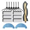 Accessories Kit For Ilife A4 A4S A40 Vacuum Cleaner Parts HEPA Filter Primary Filter Side Brush Roll Brush Cover Mop Pad Cloth