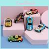 Pull Mini Alloy Back Car Toy With Cartoon Print Design For Kids Play Durable