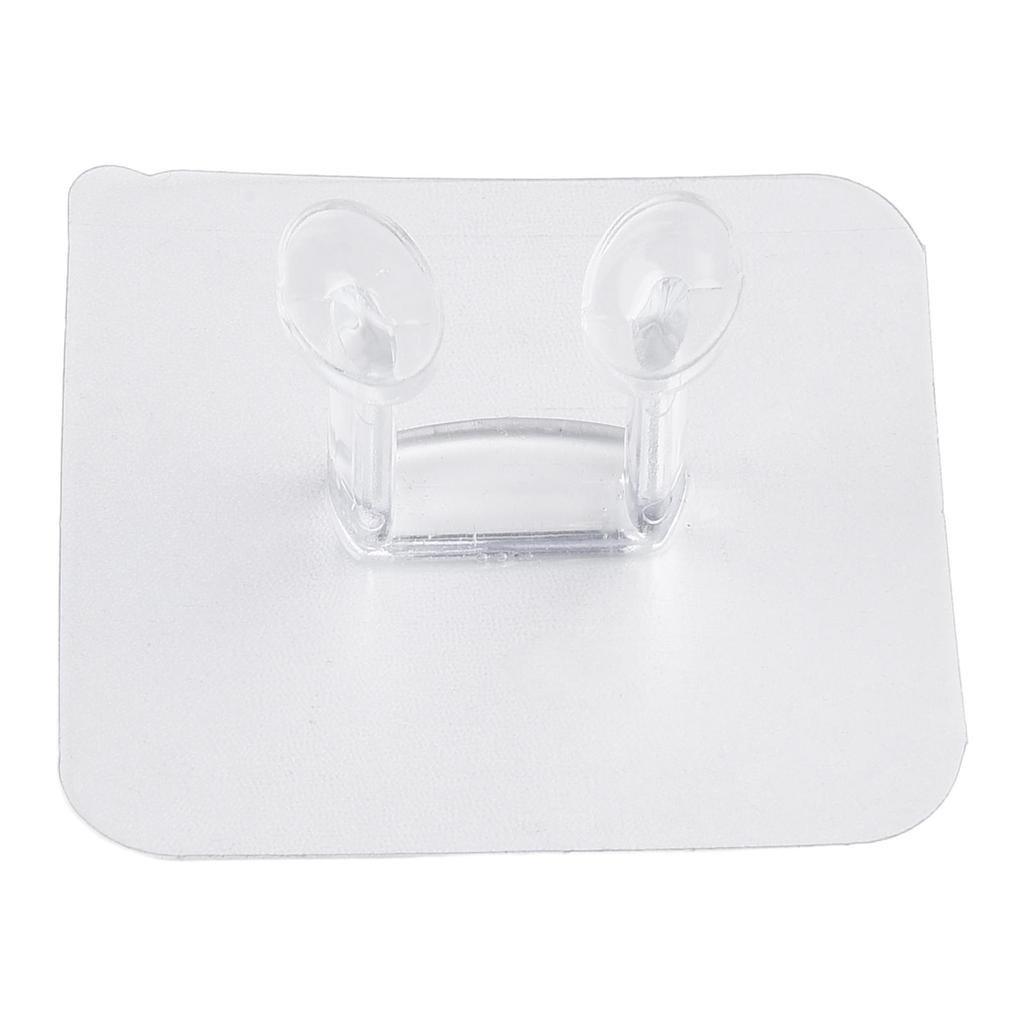 Storage Hook Wall Door Plastic Strong Sticky Nail-Holder Removable Clear