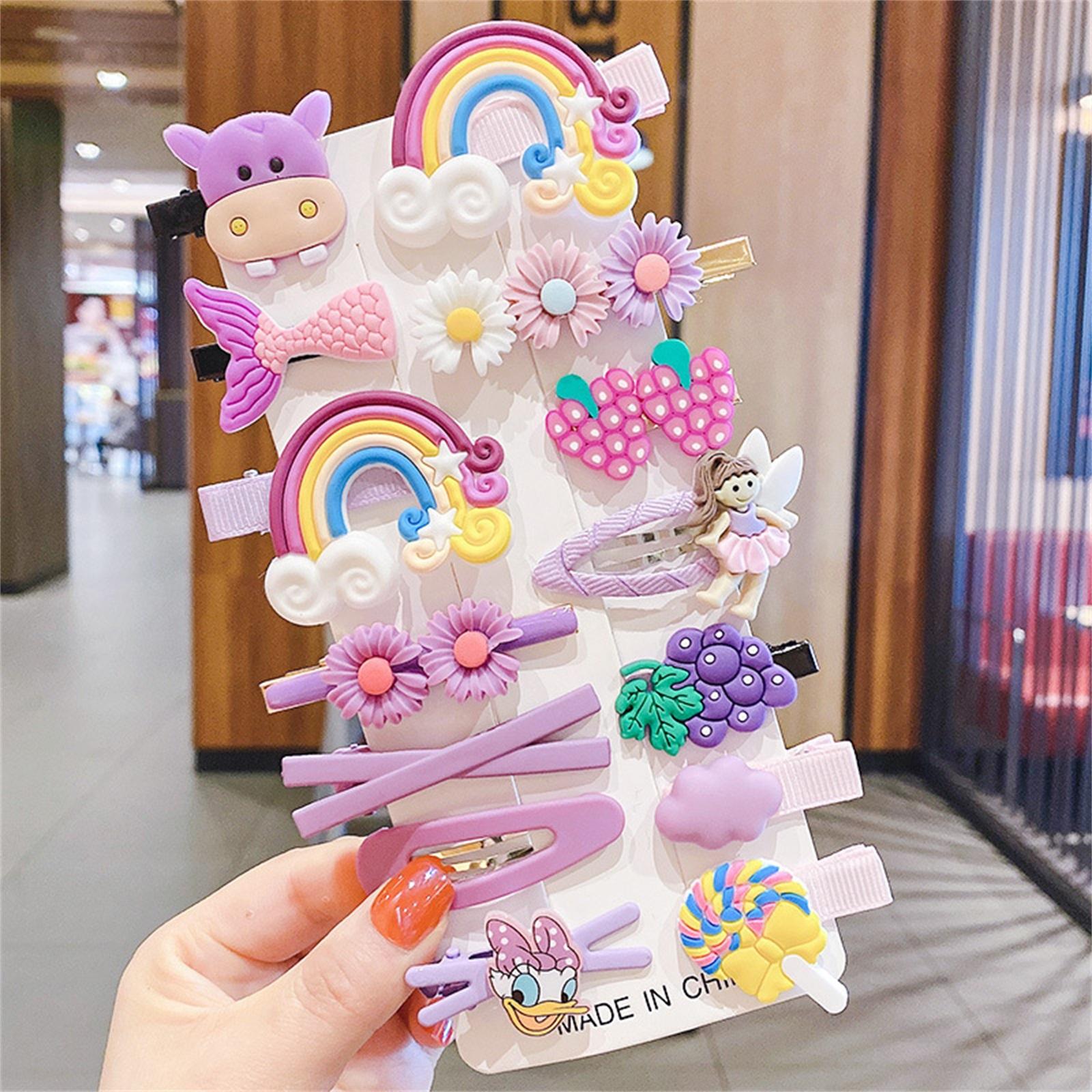 

14pc Children s Hair Clip 1 Girl Hair Clip Edge Clip Girl One Size