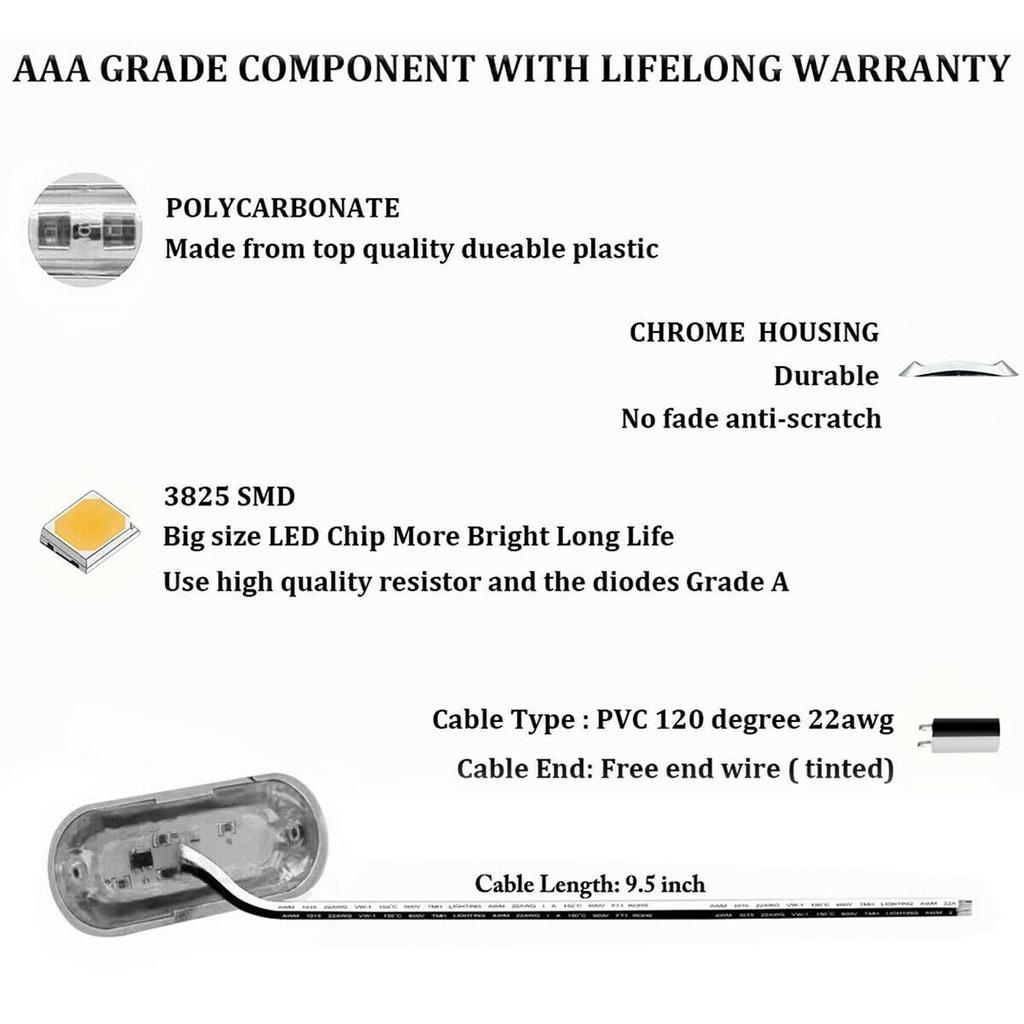 LED Lights Marine 12V-24V 4x Accessories Cabin Deck