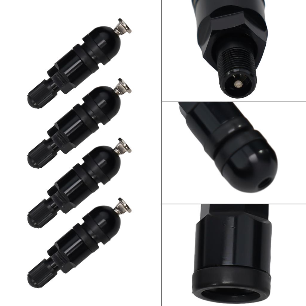 4 Stück TPMS-Reifendrucksensor Ventilschaft Reparaturset Für BMW 5er Serie Schwarze Räder Reifen Ersatzteile