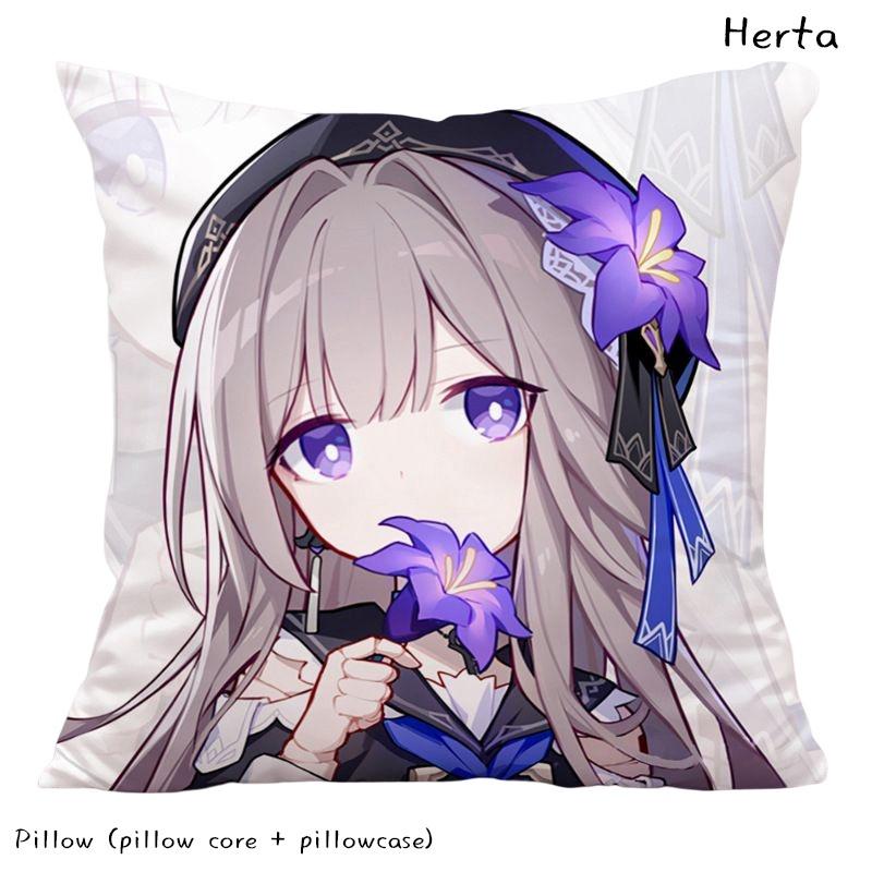 Honkai Star Rail Double-sided Peach Skin Cushion For Sofa And Bed