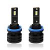 Mini4 LED Headlights and Fog Compatible with and H16 Vehicle Inspection Compliant Lamps, H8, H11, Bulbs, 60W, 12,000 Lumens, 6000K, White,