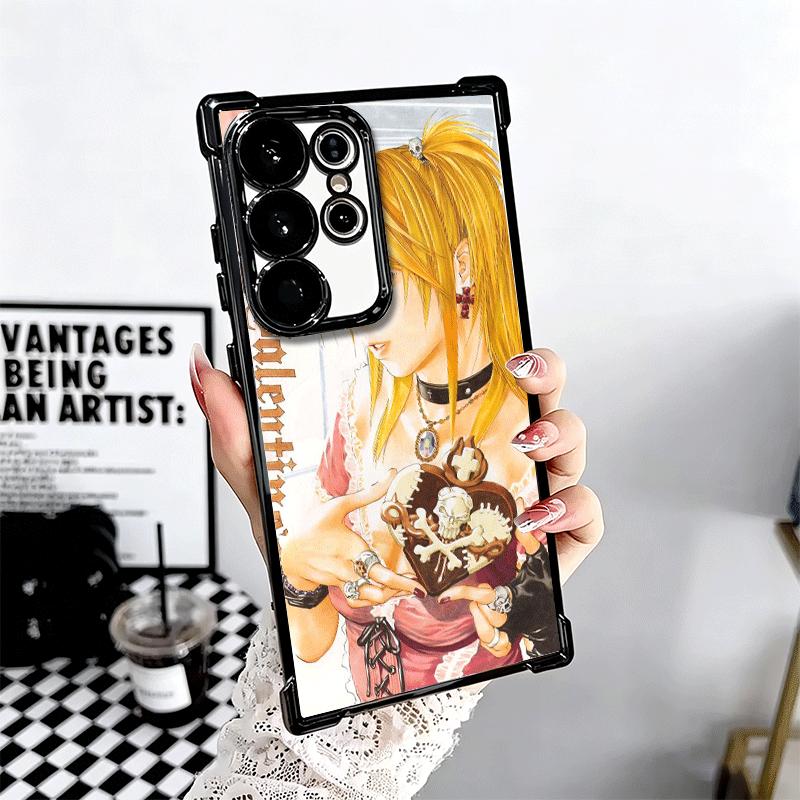 N-Notes D-Deaths MisaMisa Soft Phone Case For Samsung Galaxy S26 Ultra S25 Edge S24 FE S23 Plus S22 S21 + S20 Plating Anti-Fall