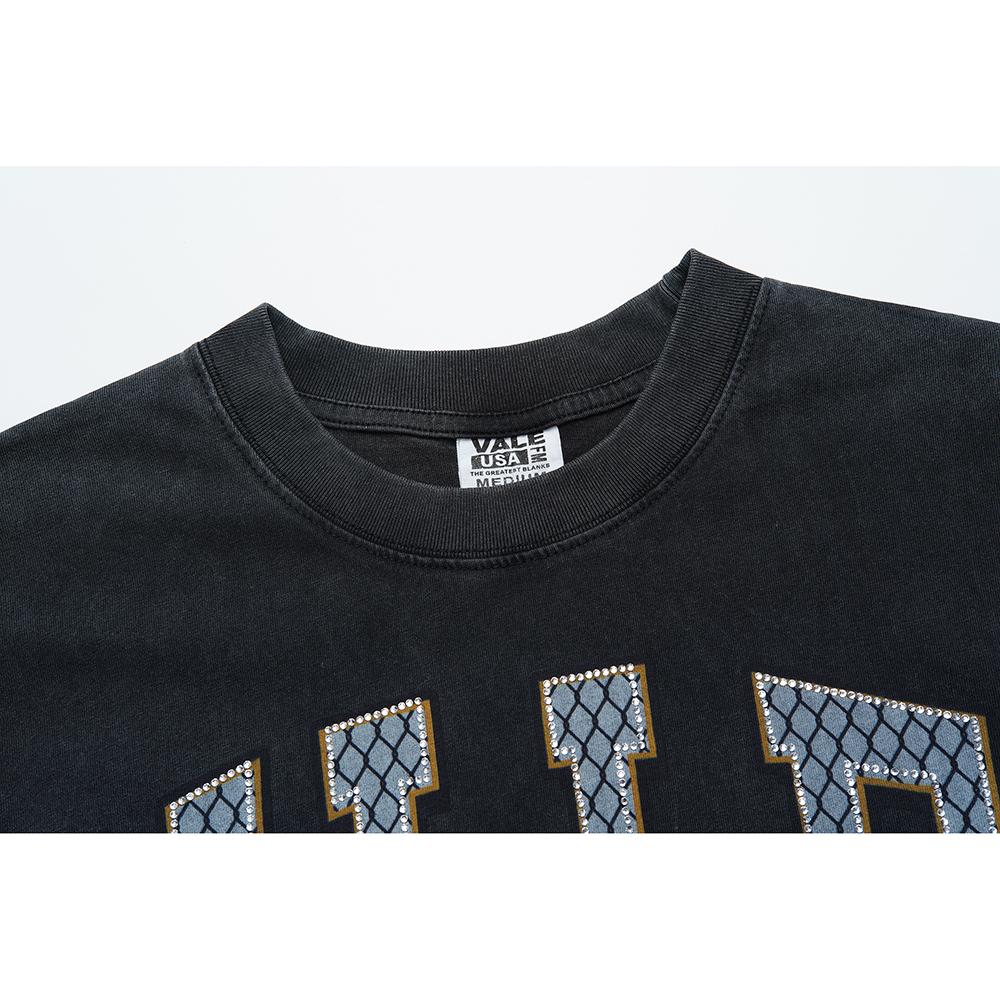 V567 Vale Forever Valley Sport TEE Summer Street Trendy T-shirt Hot Stamping High-quality Trendy T-shirt Short Sleeved