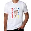 Viktor Tsoi Kino Tshirt Work Basic Short Sleeve Top
