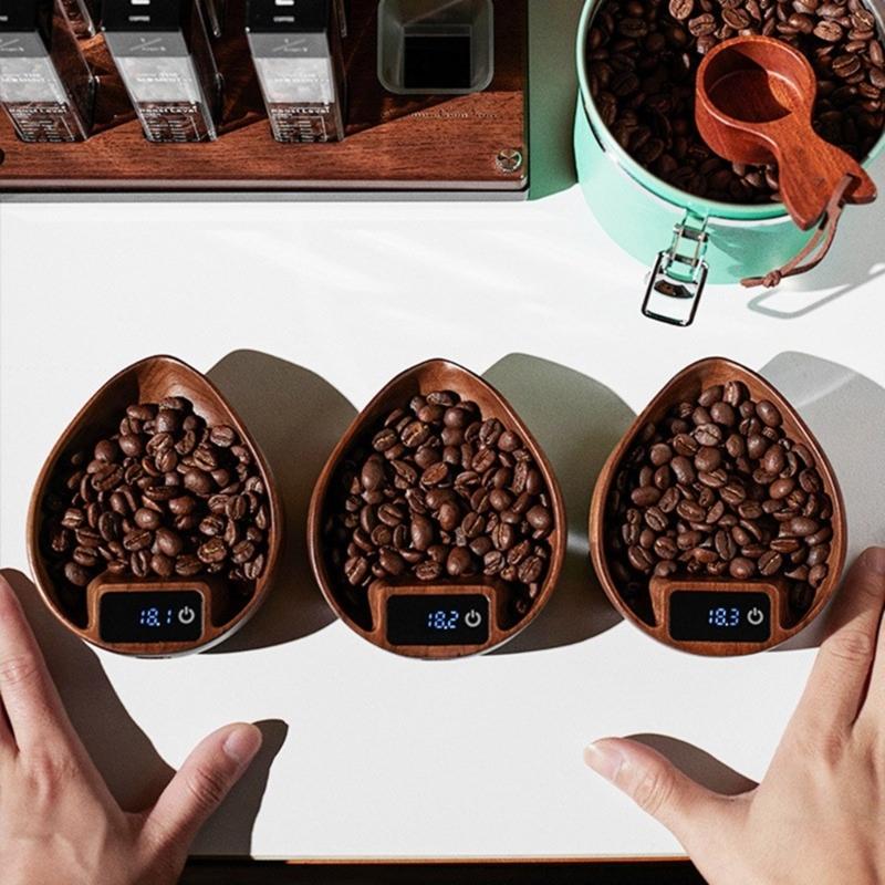 Waterproof Electronic Scale Espresso Scale Electric Coffee Scale Digital Scale Kitchen Food Scale for Coffee Powder
