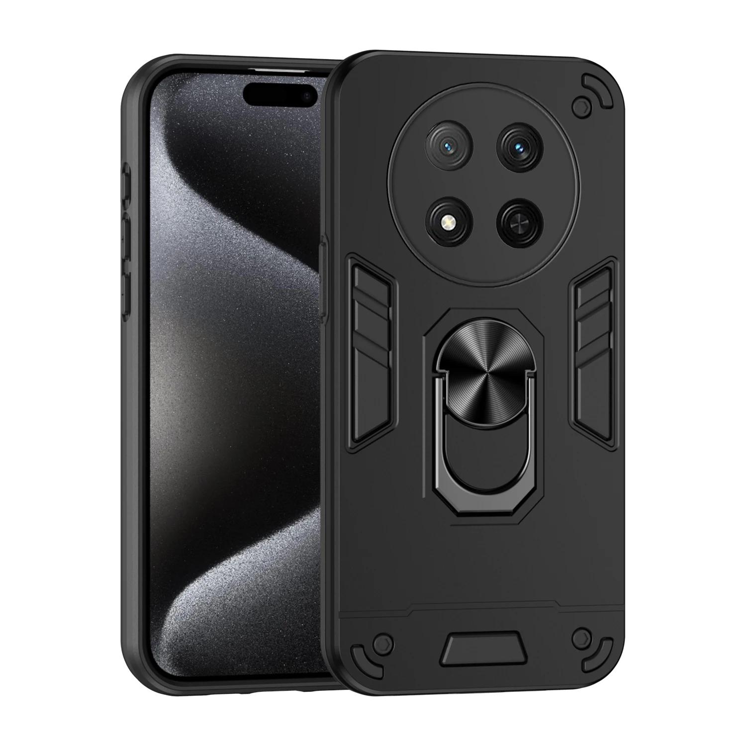 

Military Armor Shockproof Case for Honor Magic 8 Lite Magic 7 Pro X9d X9c Protective Cover Ring Stand Holder Shell Fundas HONOR Magic7 Lite