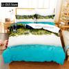 Comforter Beautiful Coastline Bedding Set 3D Bedding Digital Printing Queen Size Bedding Set Fashion Design