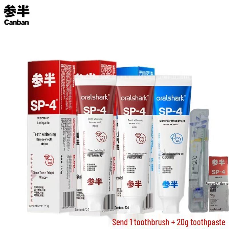 

Canban Whitening & Mint Fresh Toothpaste Set