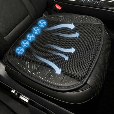 Car Front Seat Cushion Cooling Pad ,Non Slip ,Comfort ,Seat Cover Auto with Fan for Home