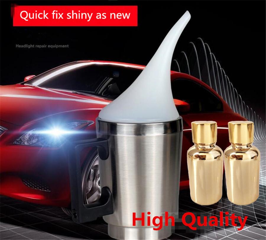 2019 NEW Car Headlight Lens Repaire/Restoration Kit Restorer System Professional Polishing Tool+ Adapter US + Atomized Liquid