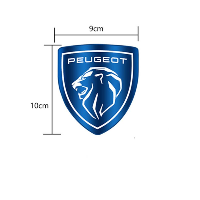 3D Metal Car Front Hood Badge Auto Grill Emblem Logo Grille Decal for Peugeot 508 y 4008 5008 3008 308 408 Car Styling Accessories