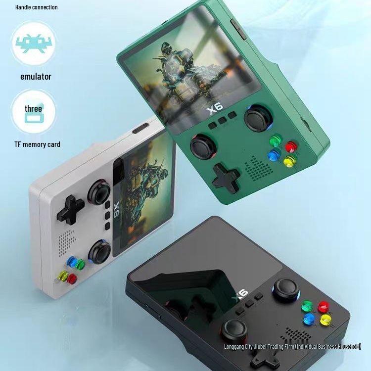 X6 Retro Arcade Handheld Console: 32GB, Multifunctional, Classic GBA & Pokemon Games