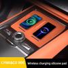 1 Pcs For 2025 Lynk & Co 900 Wireless Charging Pad Auto Interior Accessories Car Phone Non-slip Charger Mat Silicone
