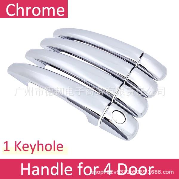 Chrome Door Handle Stickers for Peugeot 207/308/407SW