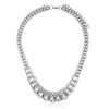 Summer Retro Steel Snake Chain Necklace With Multilayer Design For Artistic Fashion Enthusiasts