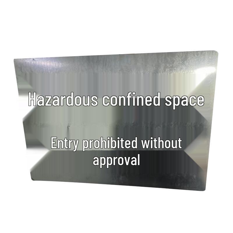 Confined Space Warning Stencil