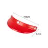 Motorcycle Helmet Visor Peak Vintage Visor Peak for 3/4 Helmets Spare Parts Sun Protection & Waterproof Helmet Visor Protector