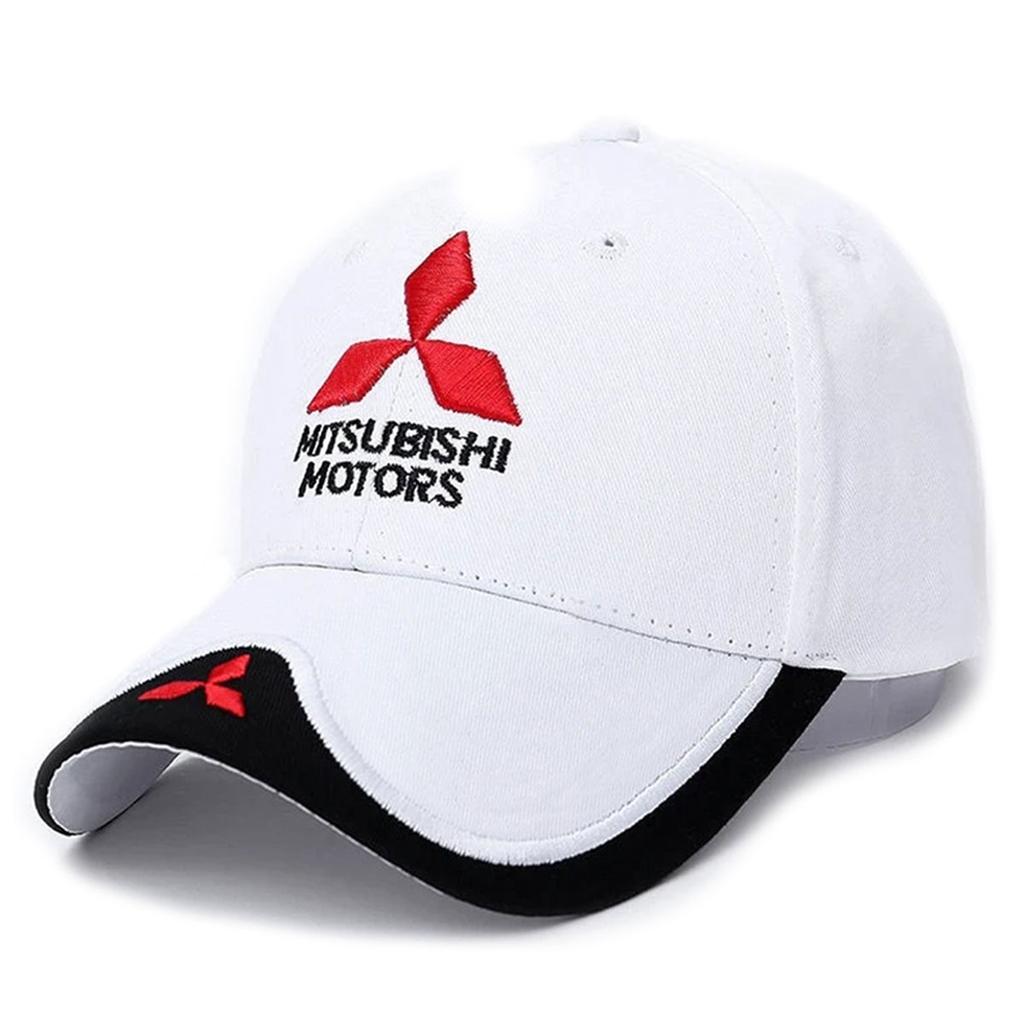 Unisex Mitsubishi Stickerei Baseballkappen Frühling und Herbst Outdoor Verstellbar Lässige Hüte Sonnenschutzmütze