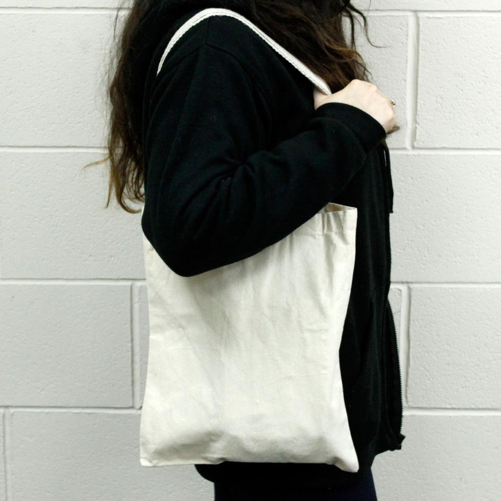 6x Tote Bag Natural 6oz Cotton 35x30cm