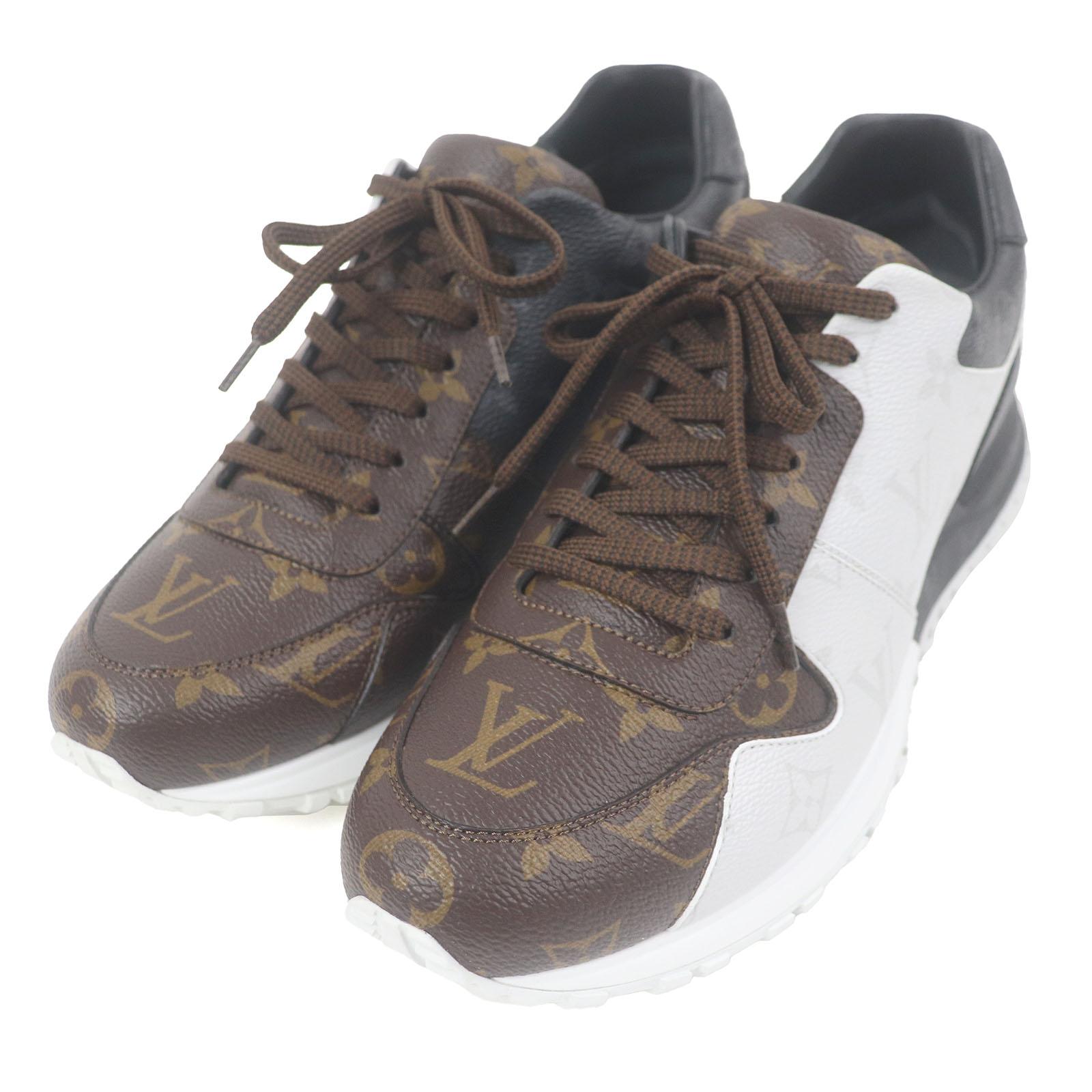 

Відмінні кросівки LOUIS VUITTON з низьким вирізом LV Runaway Line Біла коричнева чорна шкіра чоловічі 7 Вживані