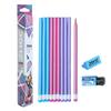 DOMS Zoom Ultimate Dark Pencil Box Pack of 30 Triangular Pencils with Eraser & Sharpener for School Office Writing