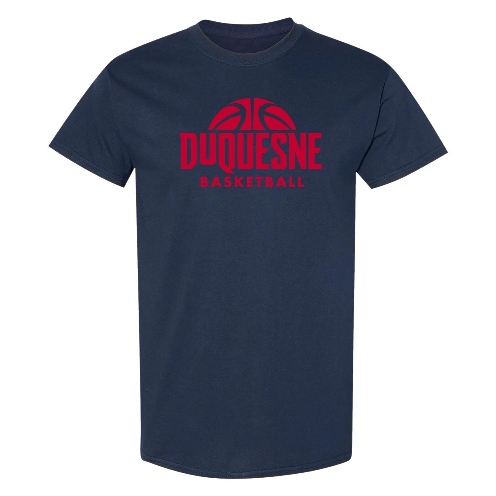 Duquesne Basketball Hype T-Shirt - Navy L