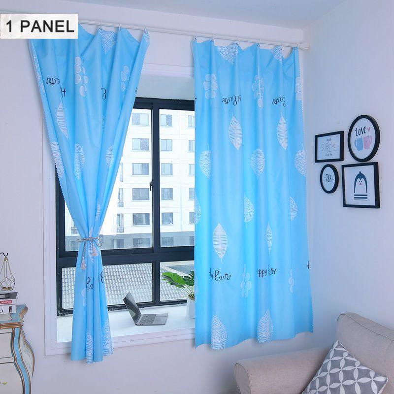 

Принт Занавеска Окно Затемняющая Панель Гостиная Ткань Красочный Декор Спальня Leaves,100*215cm/39.37*84.64inch