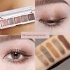 Weini Bear Xiaoxia Mankong Five Colors Eye Shadow Plate Pearlescent Earth Color Contour Compact Brightening Matte Earth Tone Young Adult