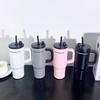 New 304 stainless steel thermos cup large capacity water cup straw cup cold car ice cup birthday gift