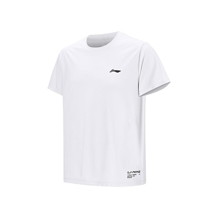 Li Ning Table Tennis Collection T Shirt Unisex White ATSV615-2