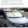 Windshield Sun Shade Compatible with Honda Odyssey 2018-2025 Foldable Front Windshield Sunshade Protector, Block UV Rays Keep Your Car Cooler